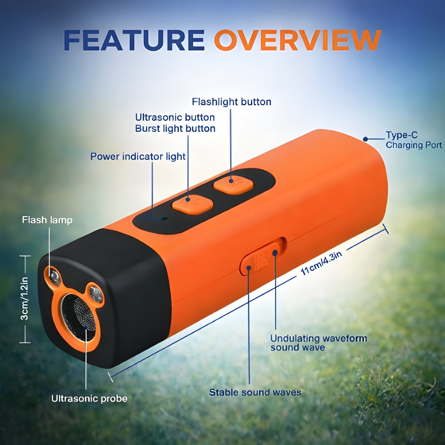 Sonic Paws™ Ultrasonic Dog Training Tool